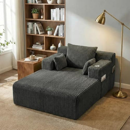 66" Oversized Chaise Lounge Indoor, view 4