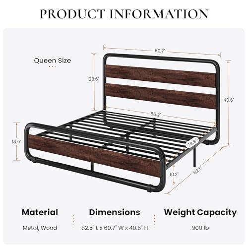 Heavy Duty Oval Bed Frame in Mahogany Wood, view 3