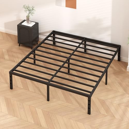 HLIPHA Metal Platform Bed Frame 12 Inch Tall, No Box Spring Needed, view 8