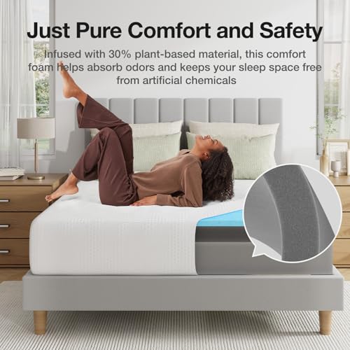 10 Inch King Mattress in a Box, King Memory Foam Matress for Cool, view 5