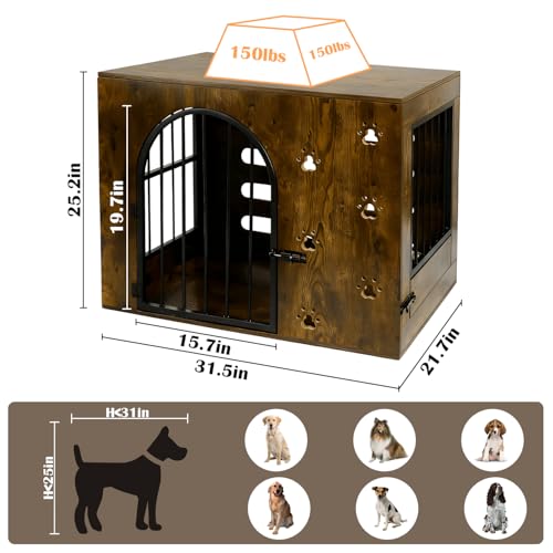 Dog Crate Furniture for Small Medium Dogs, view 4