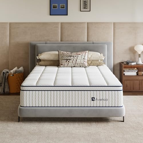 Queen Size Mattress 12 inch, Queen Hybrid Mattress in a Box, view 2