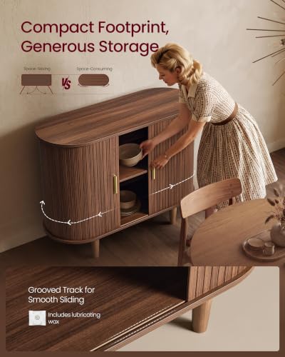 Storage Cabinet, Sideboard with Adjustable Shelves, view 6