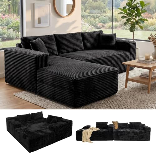 Boneless Couch Modular Sectional Sofa Cloud Couch, view 2