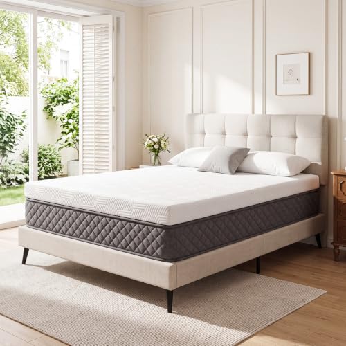 3 Inch King Gel Memory Foam Mattress, Cooling Pressure Relief Mattress, view 2