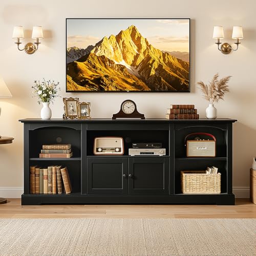 LUCKLIFE 71" TV Stand for TVs up to 80 Inch, view 4