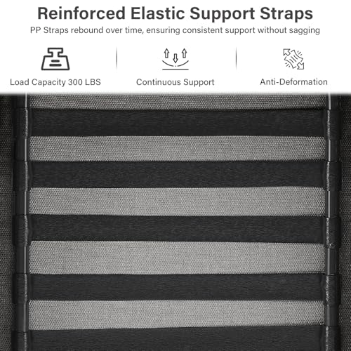 Patio Club Chair Wicker Chairs - Outdoor High Back Chair Set of 2 Patio Furniture Set Rattan Seating with Removable Cushions for Porch Balcony Deck Pool Sunroom Light Brown/Beige