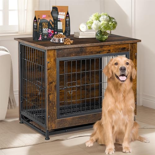 Wooden Dog Crate Furniture for Large Breed, view 7