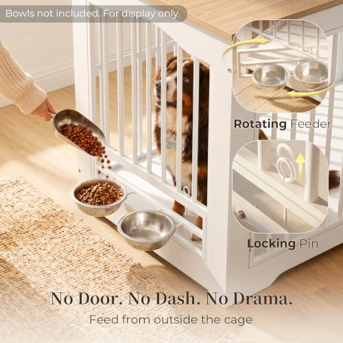 48 Inch Dog Crate Furniture for Medium to Large Dogs, Large Size, view 3