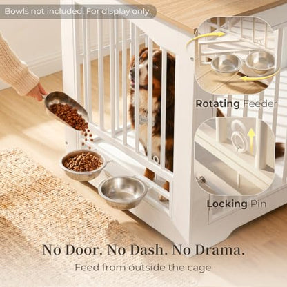 48 Inch Dog Crate Furniture for Medium to Large Dogs, Large Size, view 3