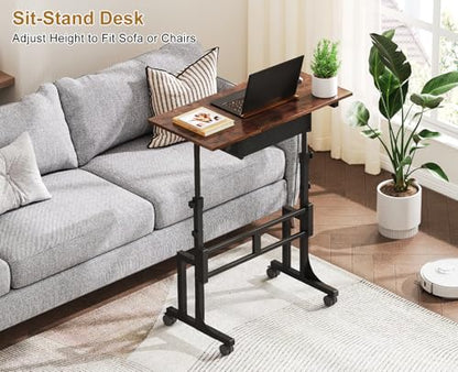 Adjustable Height Standing Desk With Drawer, view 7