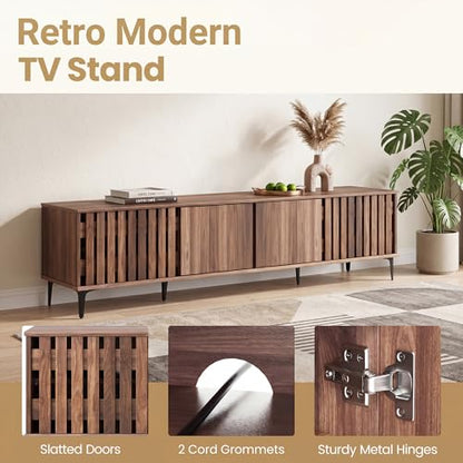 4-Door TV Stand for 80 Inches TVs, view 9