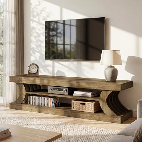 Tibesigns 63" Farmhouse TV Stand for 55/65/70 Inch TVs, view 6