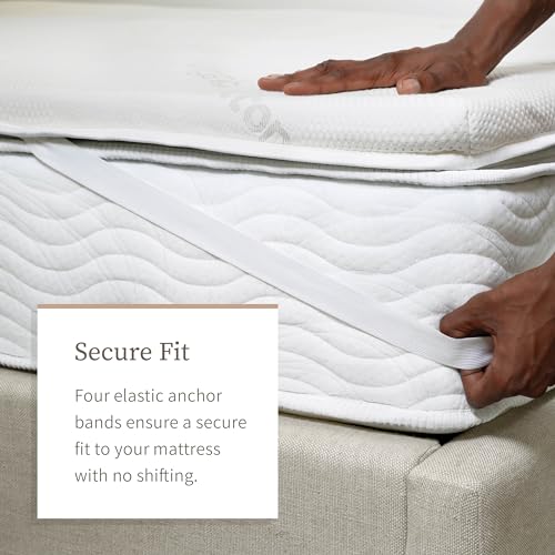 Graphite Memory Foam Mattress Topper, 3" Memory Foam Layer, view 6