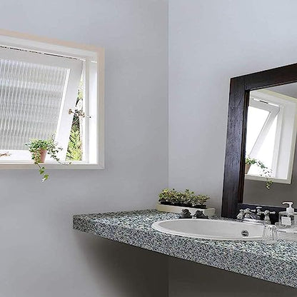 346-0180 Decorative Self-Adhesive Film, Grey Granite, 17" x 78" Roll