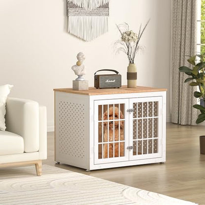 32" Heavy Duty Dog Crate Furniture for Small and Medium Dogs, view 7