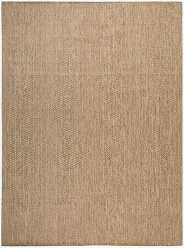 Home Horizon Indoor/Outdoor Natural 8' x 10' Area Rug - Easy Clean, Non Shedding, Bed Room, Living Room, Dining Room, Kitchen (8' x 10')