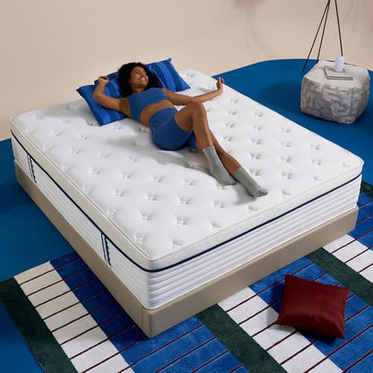 12 Inch Queen Size Mattress in a Box with Memory Foam & Pocketed Coils, view 2