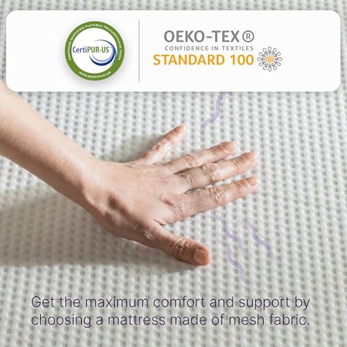 8 Inch Queen Size Mattress, Bamboo Charcoal Memory Foam Mattress, Bed in a Box, view 5
