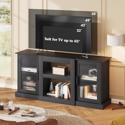 58" Farmhouse TV Stand for 65/60/55 Inch TVs, view 5