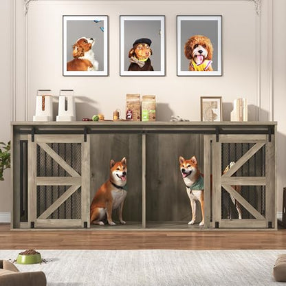jiteentarou87In Farmhouse Dog Crate TV Stand, view 7