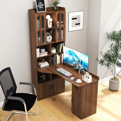 Jmyab L-Shaped Corner Computer Desk for Home Office, view 5