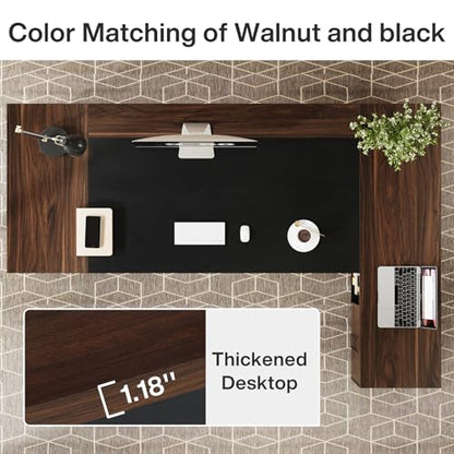 Tribesigns 78" L-Shaped Executive Desk, view 7