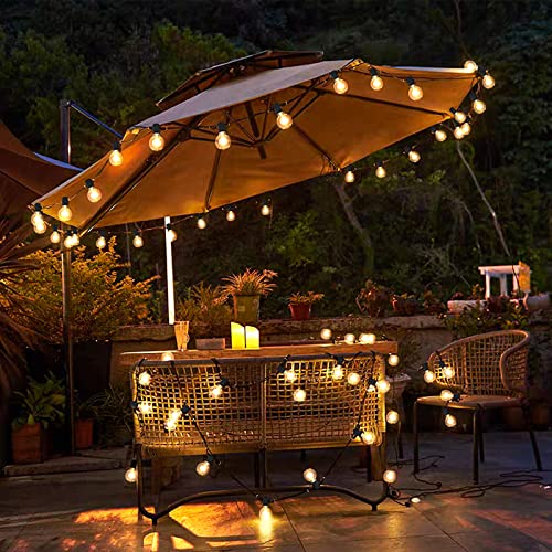 50Ft LED Outdoor String Lights G40 Globe Dimmable Patio Light, view 3