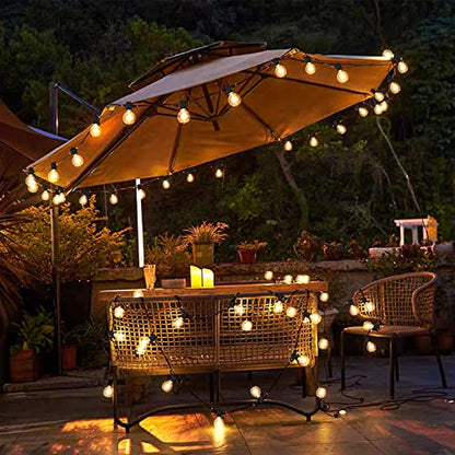50Ft LED Outdoor String Lights G40 Globe Dimmable Patio Light, view 3