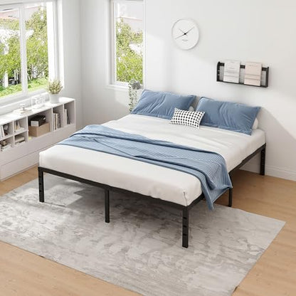 Metal Bed Frame,King Size Bed Frame with Storage Space,12 Inch, view 7