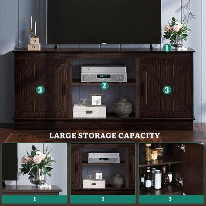Farmhouse TV Stand for 65 Inch TV, view 4