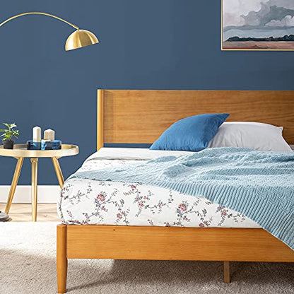 Wooden Mid-Century Platform Bed Full Size, view 2
