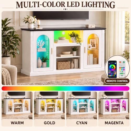 58'' TV Stand, Entertainment Center for TV up to 65'', view 4