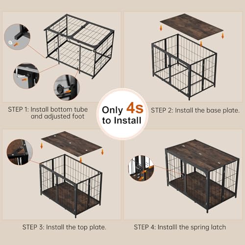 Dog Crate Furniture, XL Dog Crate Furniture for Large Medium Dogs, view 3