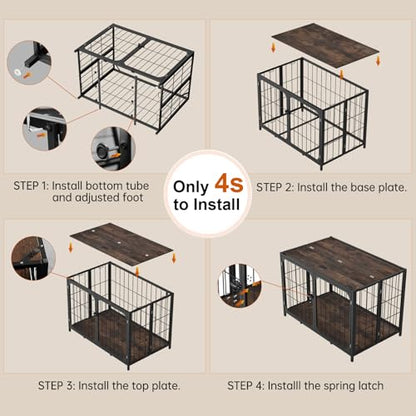 Dog Crate Furniture, XL Dog Crate Furniture for Large Medium Dogs, view 3