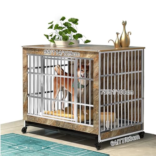 Rustic Heavy Duty Dog Crate Furniture, view 3