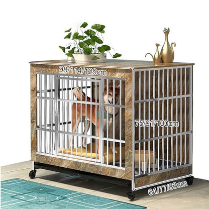 Rustic Heavy Duty Dog Crate Furniture, view 3