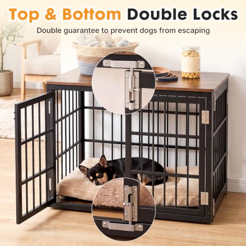 38 Inch Dog Crate Furniture for Small Dogs, view 5