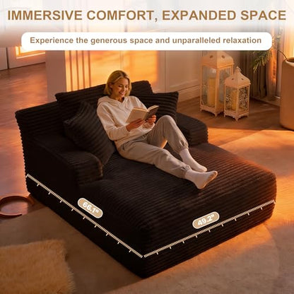 Oversized Chaise Lounge Chair Indoor, view 7
