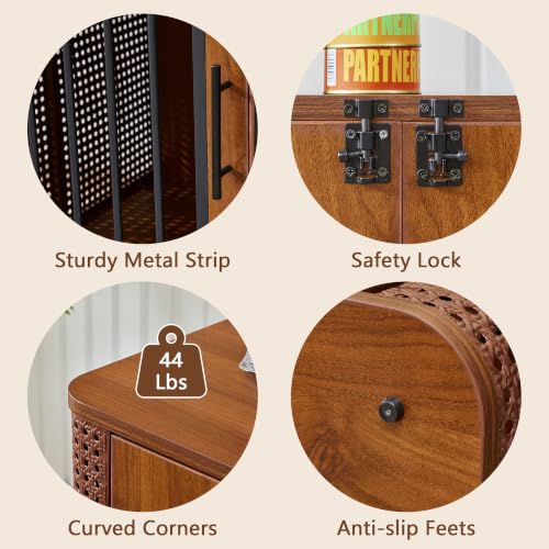 39" Large Dog Crate Furniture, view 4