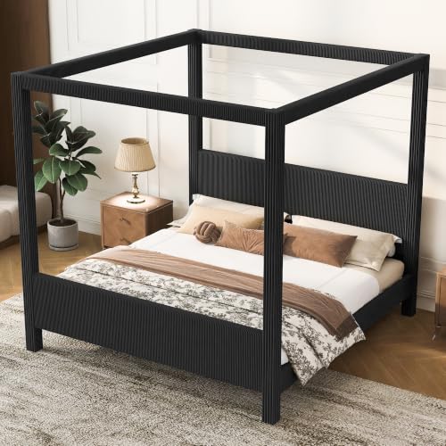 King Size Canopy Bed Frame, view 5