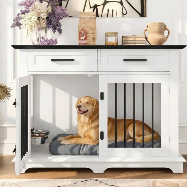 Large Dog Crate Furniture Storage Drawers, view 6