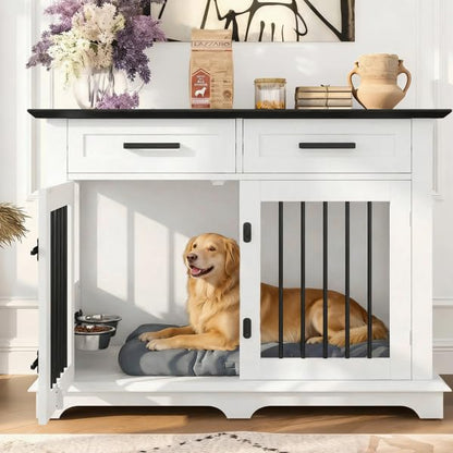 Large Dog Crate Furniture Storage Drawers, view 6