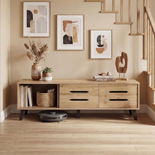 Mid Century Modern TV Stand for 55-65 Inch TV, view 5
