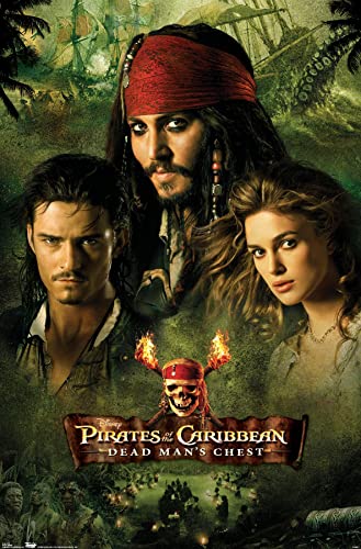 Disney Pirates of the Caribbean: Dead Man's Chest - Group Wall Poster, 22.375" x 34", Premium Unframed Version