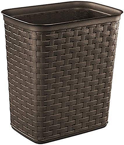 10346P06 Wastebaskt Weave Espresso