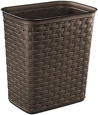 10346P06 Wastebaskt Weave Espresso