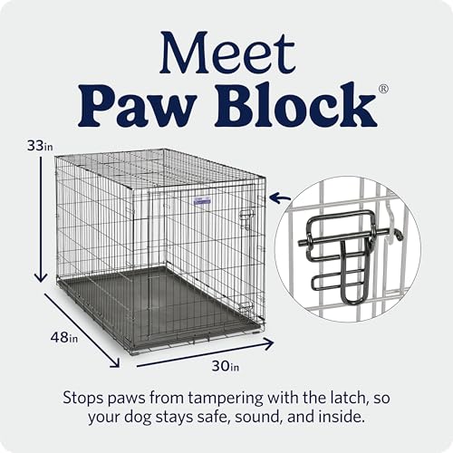 Midwest 48-Inch Single Door iCrate, for Extra-Large Breeds, 90-110 lbs, view 5