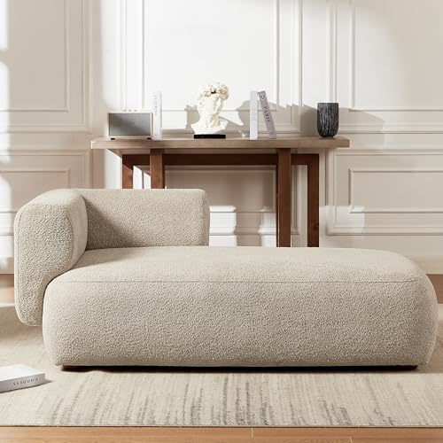 Upholstered Chaise Lounge Indoor for Living Room Bedroom Office Chaise Lounge, view 2