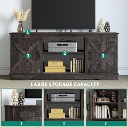 Farmhouse TV Stand for 65 Inch TV, view 4